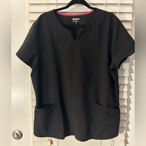 Scrubstar Women’s Black Scrub Top Size XL